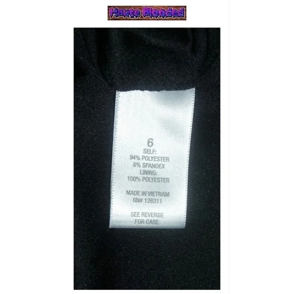 Vintage 90's Dressbarn Dress LBD Red Flower Floral Print Summer Ruched y2k Sz 6 - Picture 8 of 10